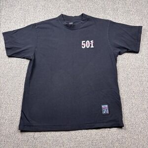 Levi's 501 Vintage On The Fly Graphic T-Shirt Black Men's Size Small